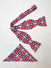 Load image into Gallery viewer, Self-Tie Bowtie & Pocket Square