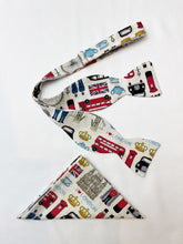 Load image into Gallery viewer, Self-Tie Bowtie & Pocket Square