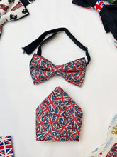 Load image into Gallery viewer, Unionjack bowtie & pocket square